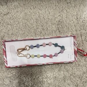 A New Day Multicolor Beaded Keychain